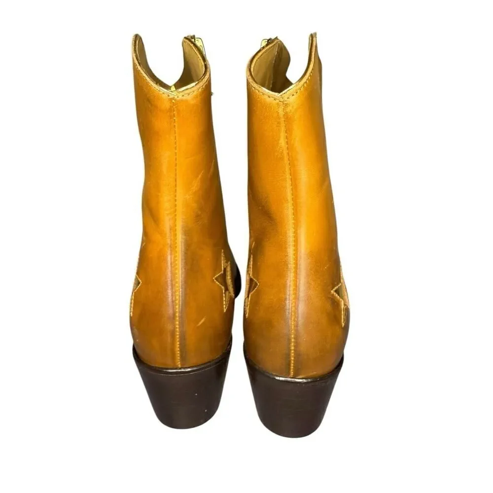 NEW Thursday Boot Co Country Star Sedona Brown Womens Western Leather Boots sz 8